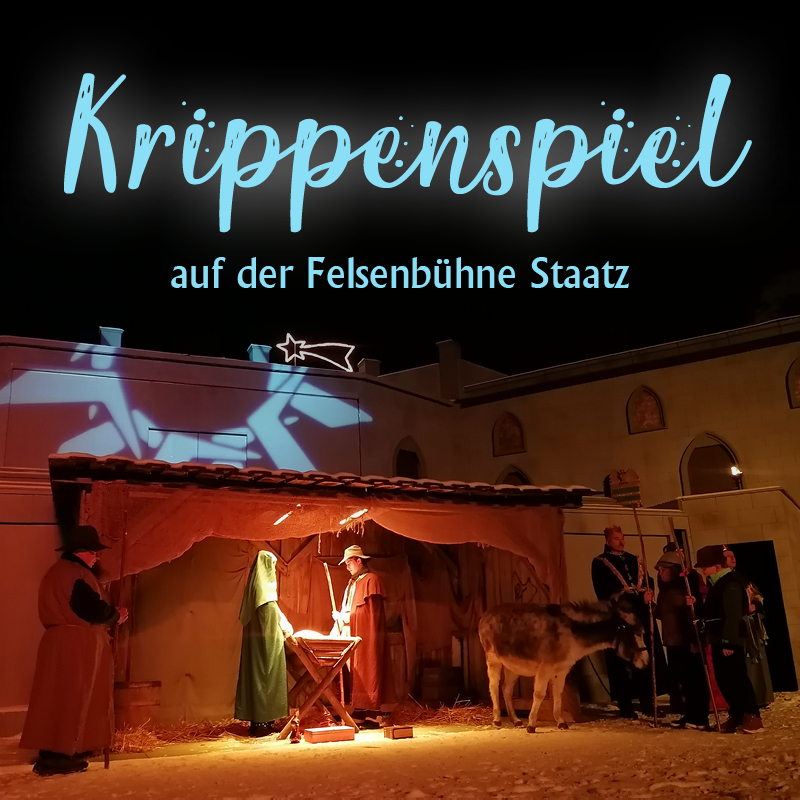 Logo Krippenspiel Felsenbühne Staatz