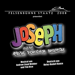 Logo Joseph and the amazing Technicolor dreamcoat Felsenbühne Staatz