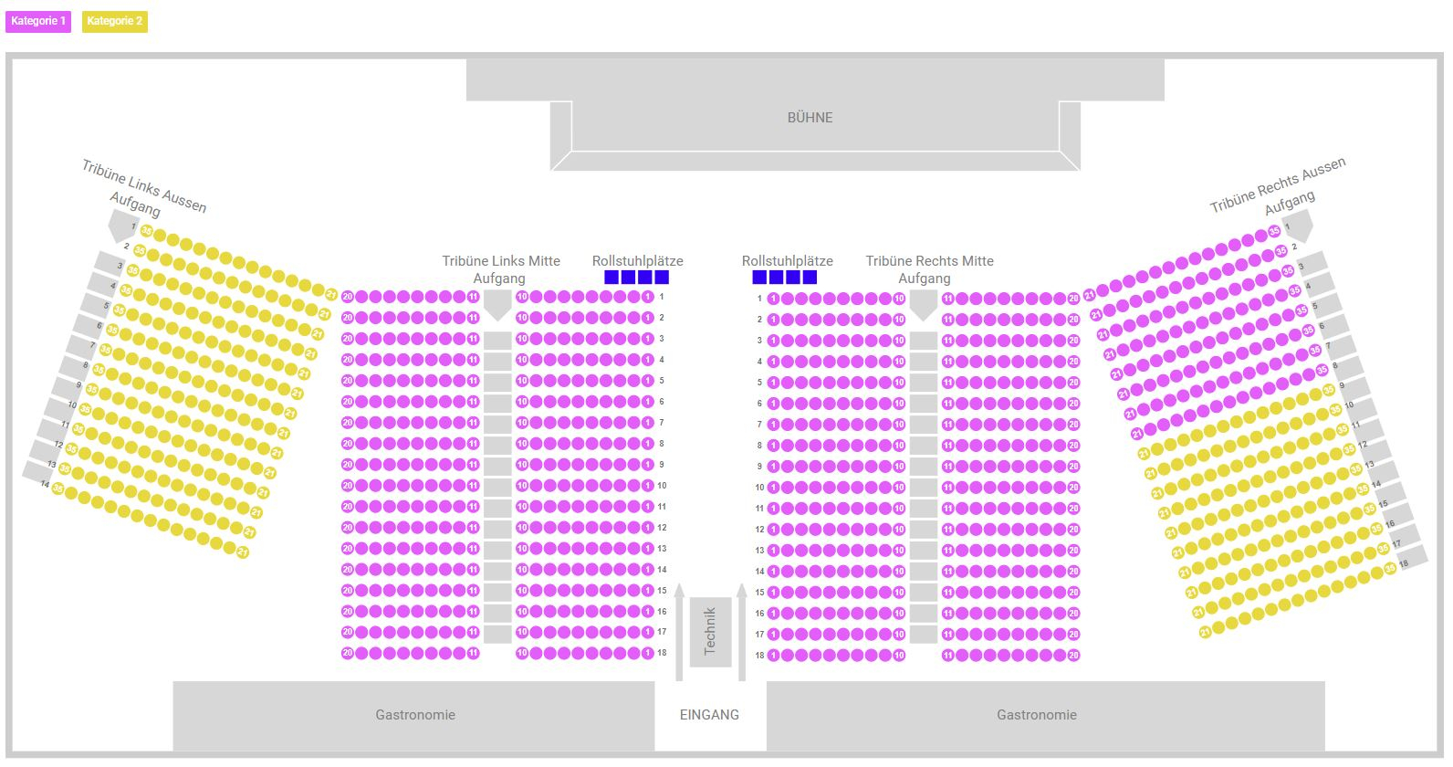 Sitzplan Felsenbühne Staatz (C) EVENJET