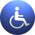 Rollstuhlstellplatz